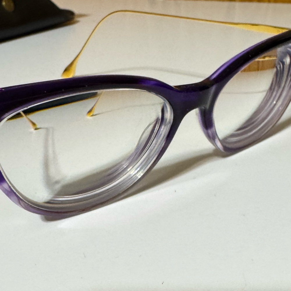 DITA Women's Frames in Purple and Gold - Picture 4 of 6